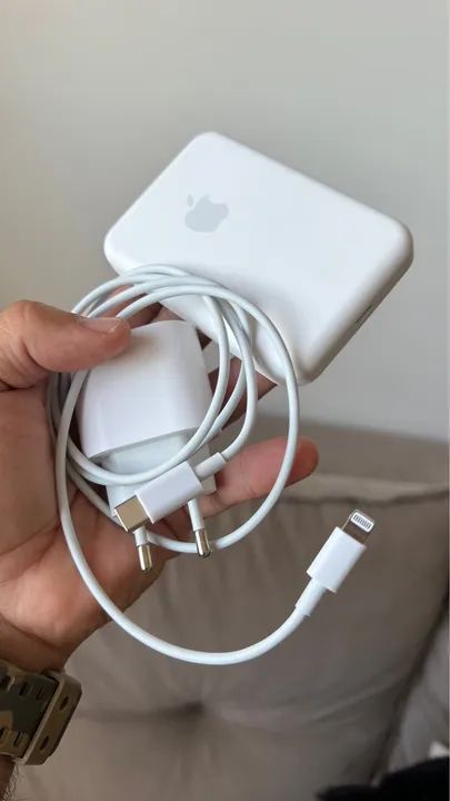 Bateria original iPhone Apple com Carregador turbo Apple Original 