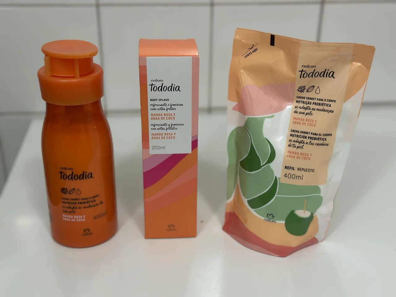 Super kit manga rosa e água de coco 