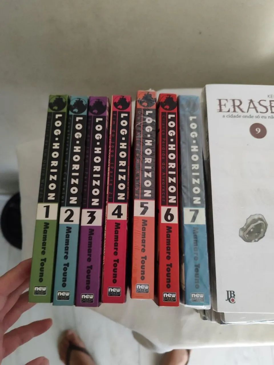 Log Horizon vol 1 ao 7 Lacrados - Livros e revistas - Guaratiba