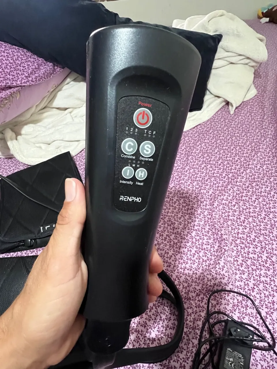 Massageador de airbag com aquecedor 