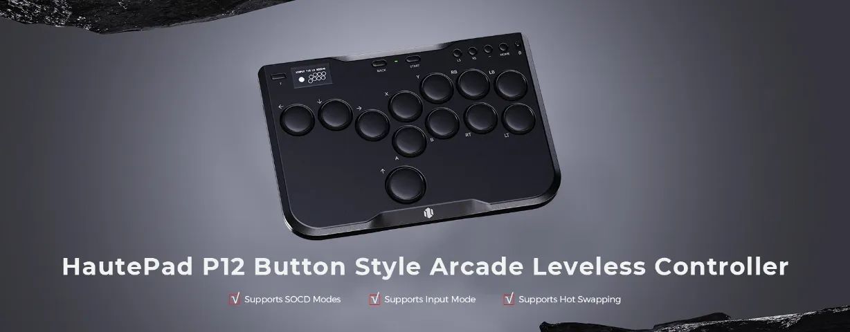Haute42 Cosmox Mini Arcade Joystick Hitbox - PS4 / PS5 / Switch