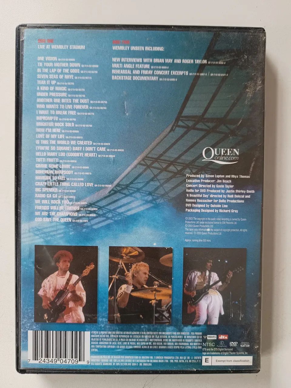 Dvd banda Queen Wembley stadium Duplo  - Foto 2