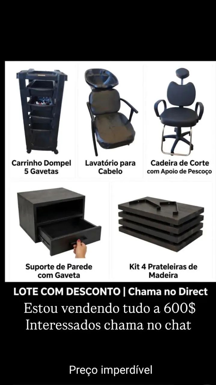Móveis para salão 