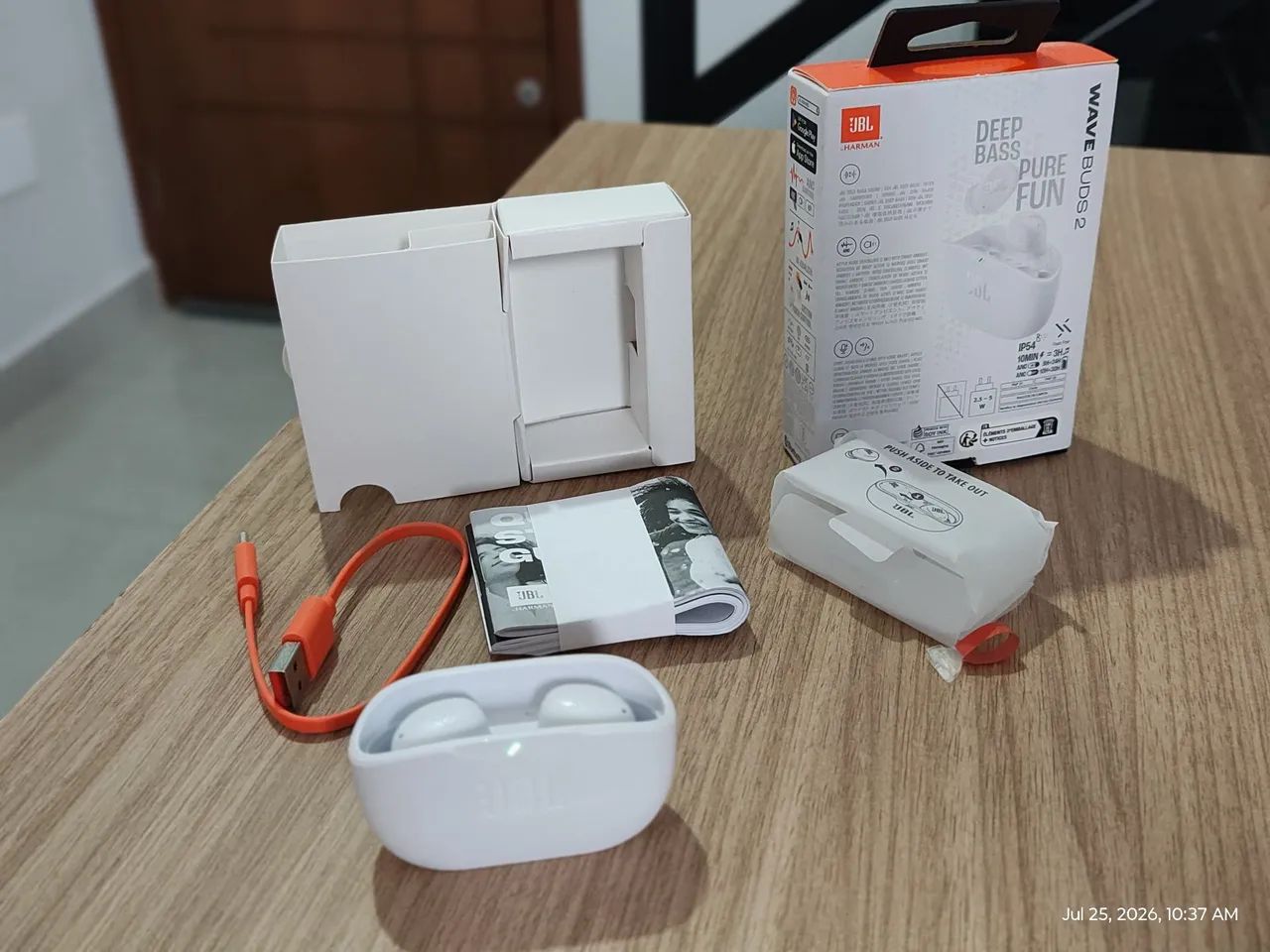 Wave Buds 2 - ANC Cancelamento de Ruido JBL by Harman