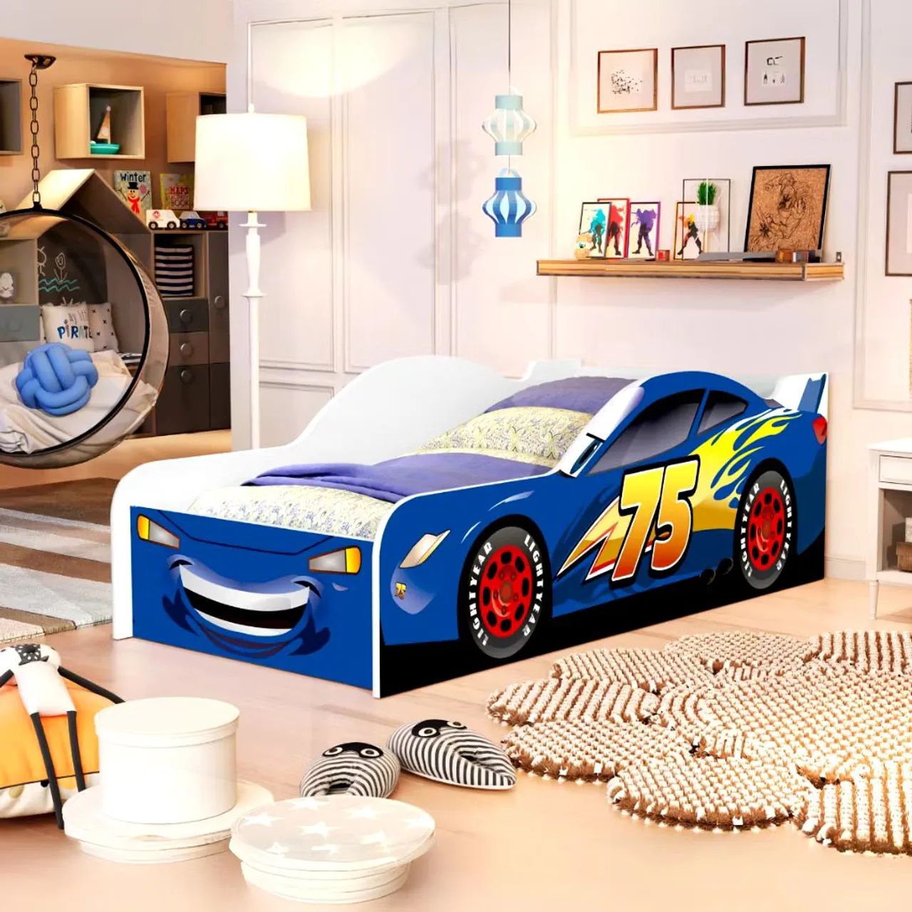 Cama infantil Relâmpago Mcqueen NOVA - Foto 2
