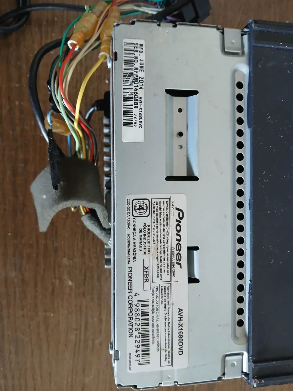 Pionner DVD player/multimida AVH-X1680DVD - Foto 3