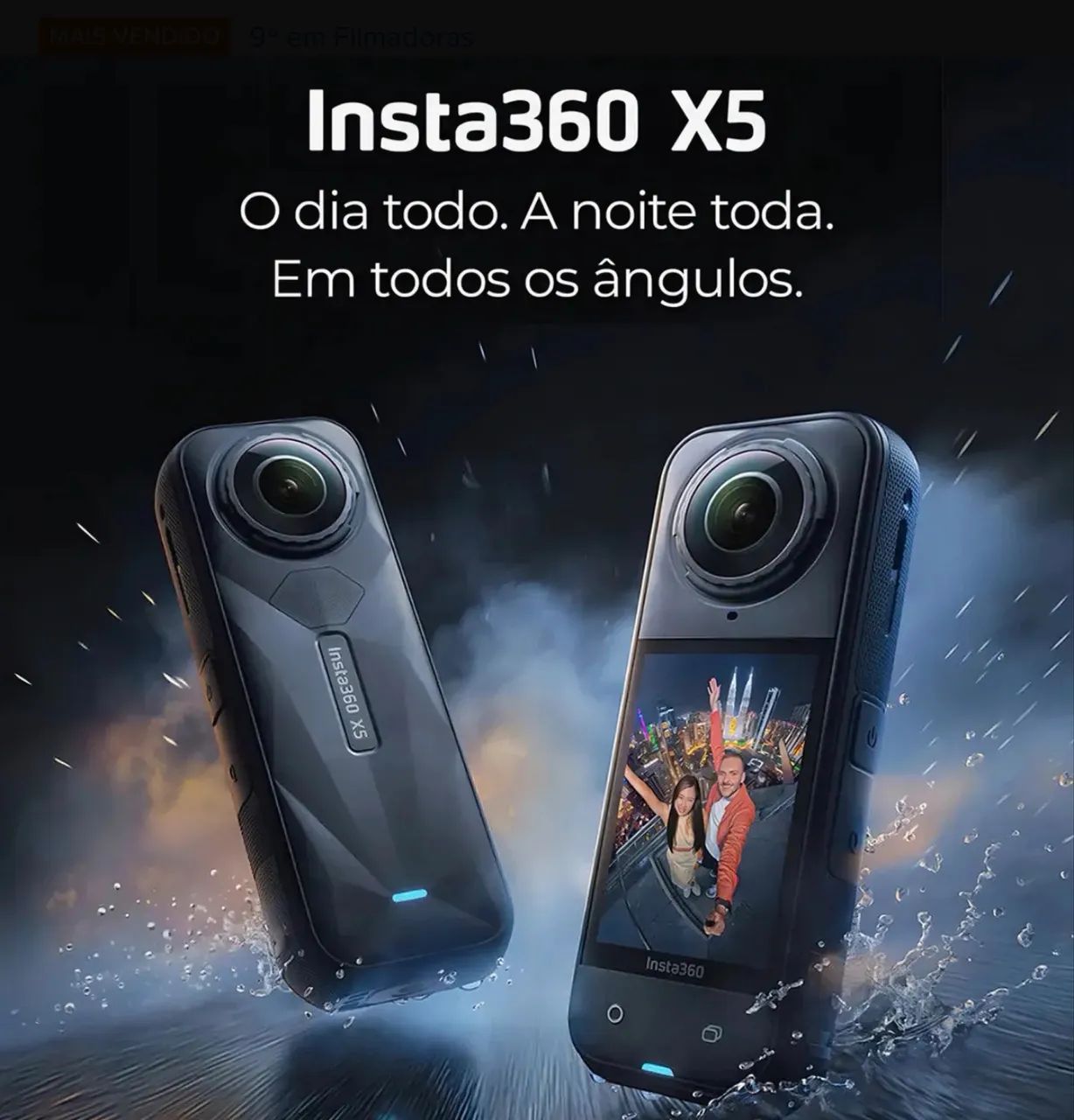 Câmera Insta 360 X5 - Foto 2