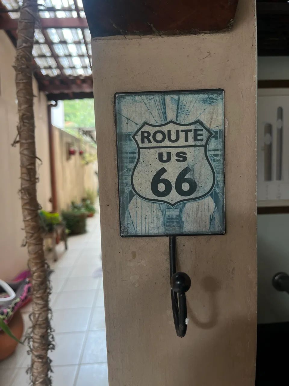 Gancho para pano de prato Rota 66