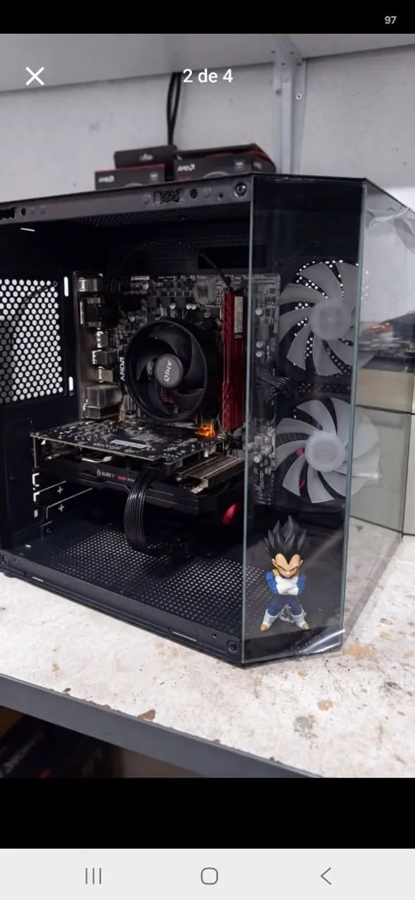 Pc gmaer rizen 5 5500 rx580 - Foto 3