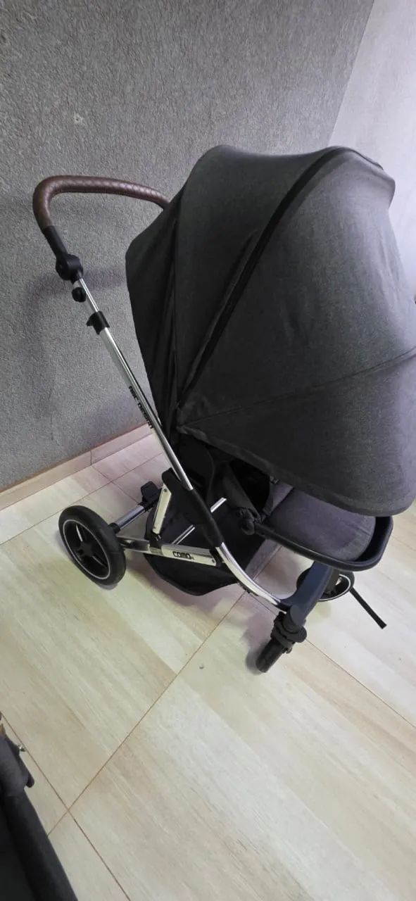 Kit Carrinho Moisés + Bebê Conforto - Excelente Estado - Foto 2