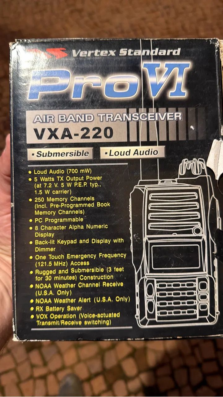 Vertex Standard POV AIR BAND TRANSCEIVER VXA-220 - Foto 3