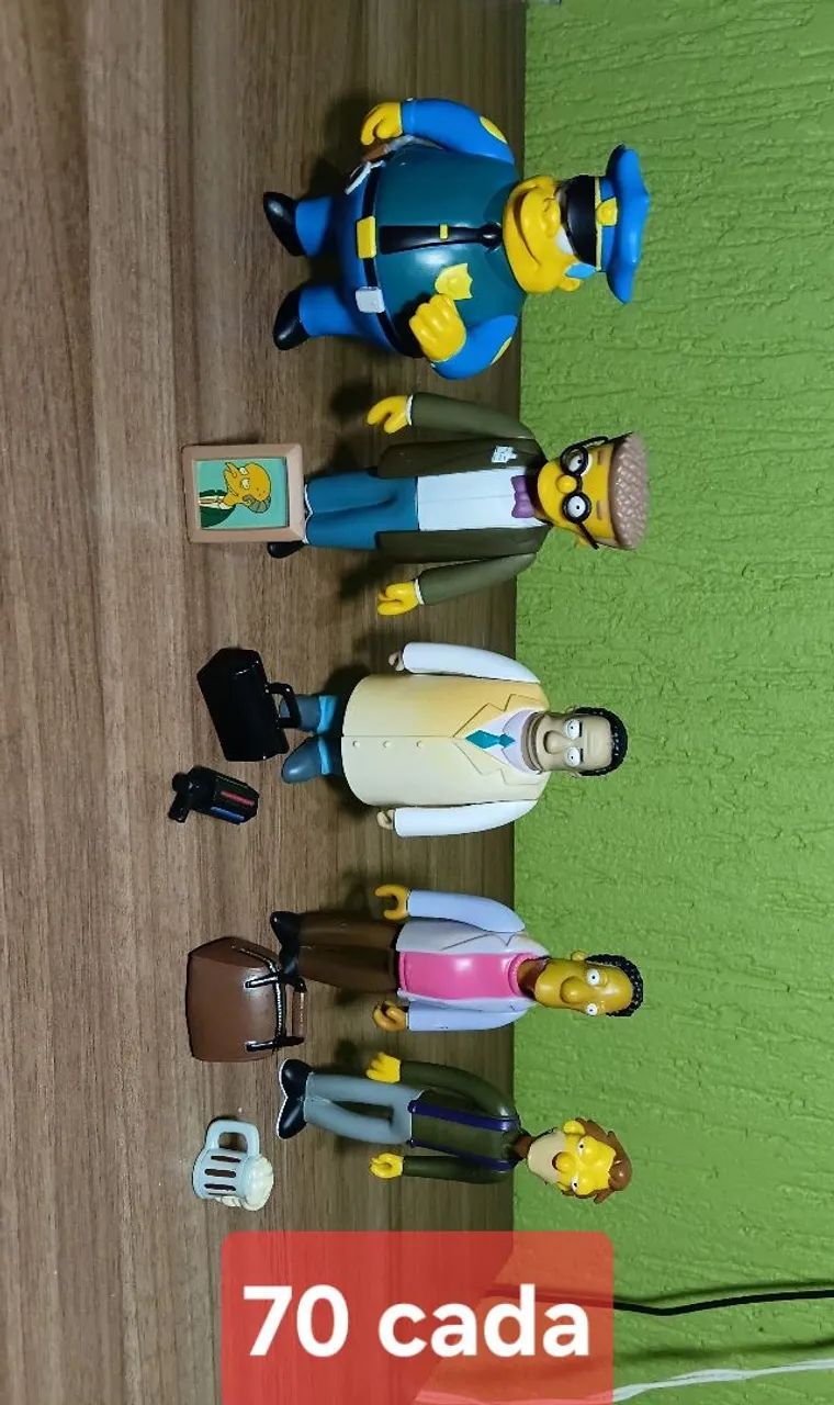 Coleção de Bonecos Os Simpsons Playmates Longjump - Foto 2