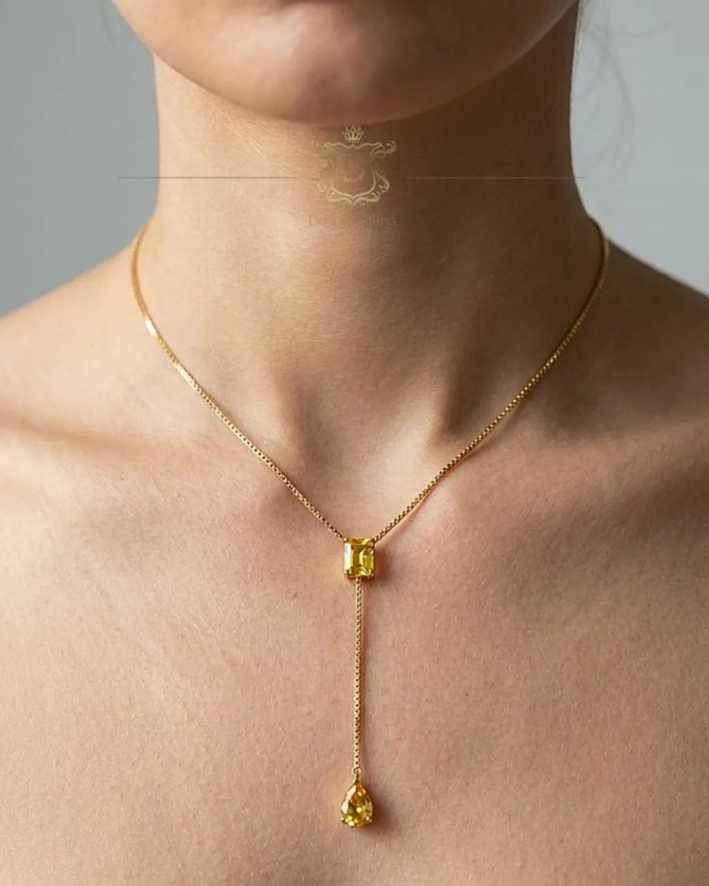 Colar Yellow Diamond em Ouro 18k 750