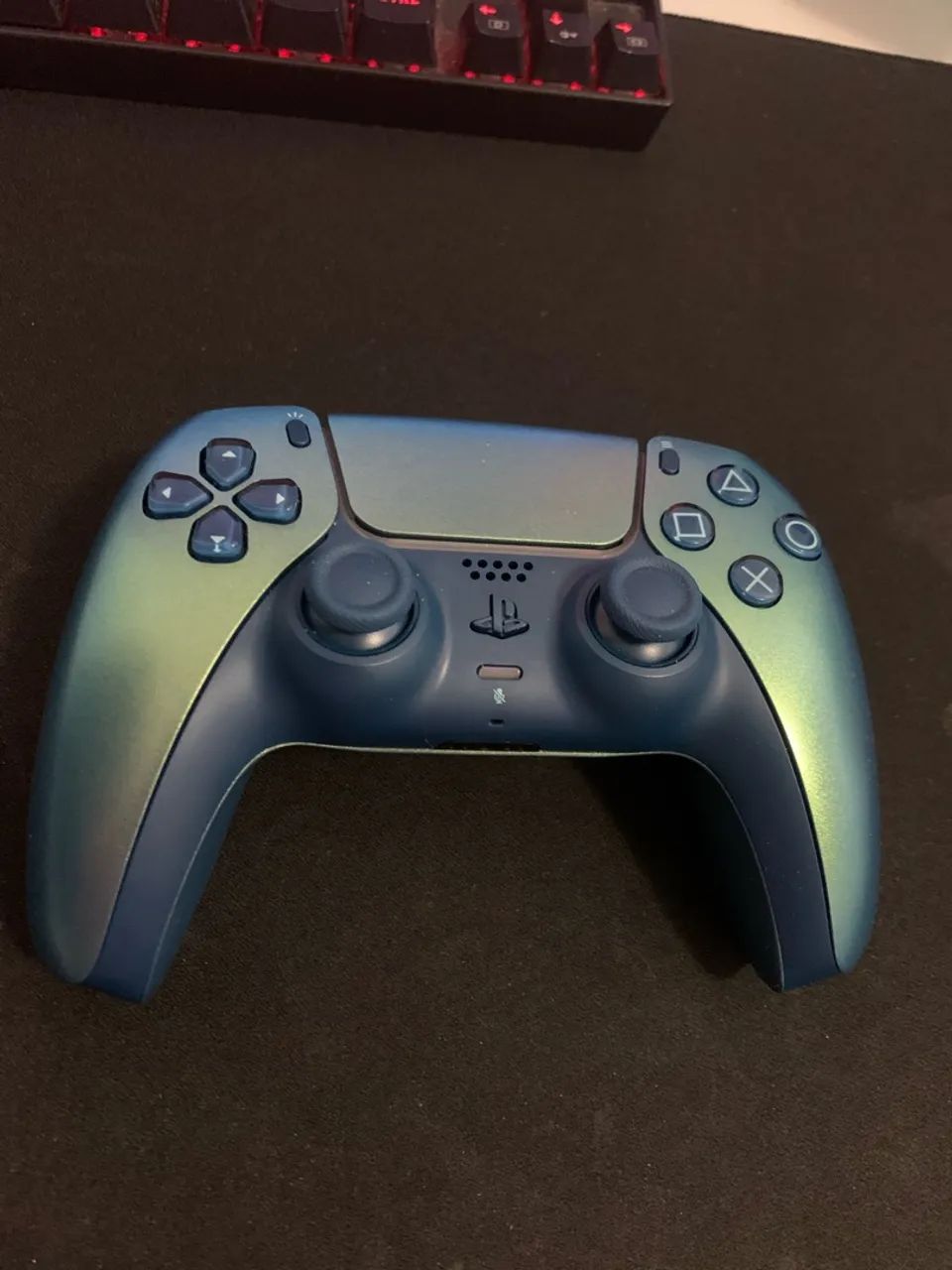 Controle PS5 DualSense Original Chroma Teal + Base Carregadora - Foto 3