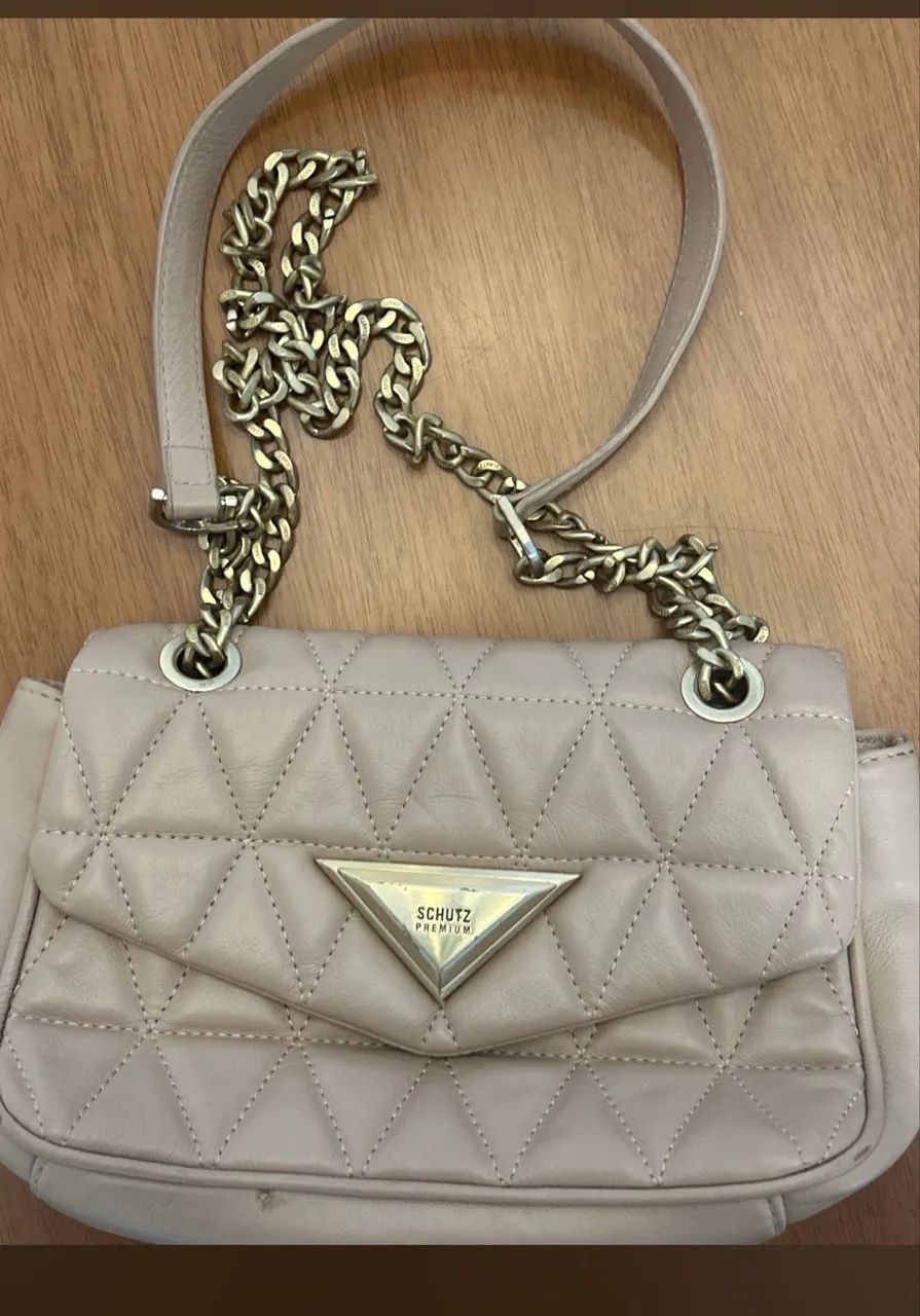 Bolsa Schutz 944 amêndoa média  - Foto 4