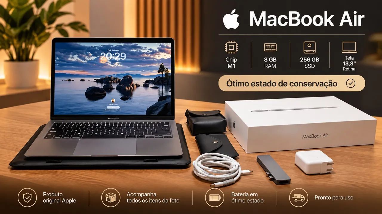 Vendo MacBook quase novo!