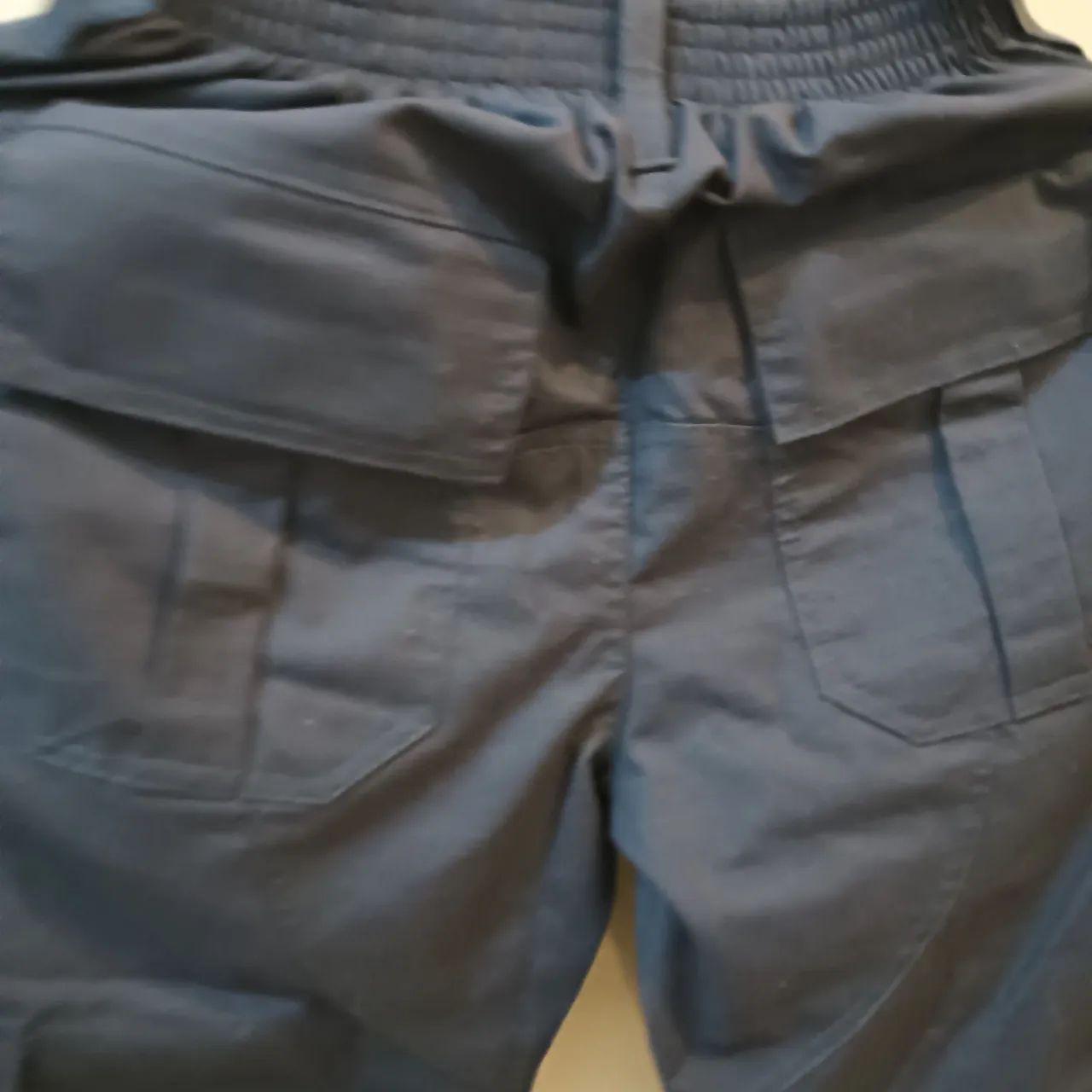 Calça tática azul marinho com faixa reflexiva TAM. P - Foto 3