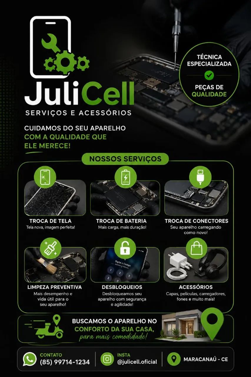 Juli Cell Serviços e Acessórios | Conserto de Celular 