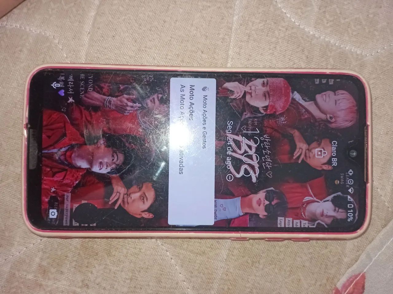 Vender celular moto G (7) plus  valor negociável 