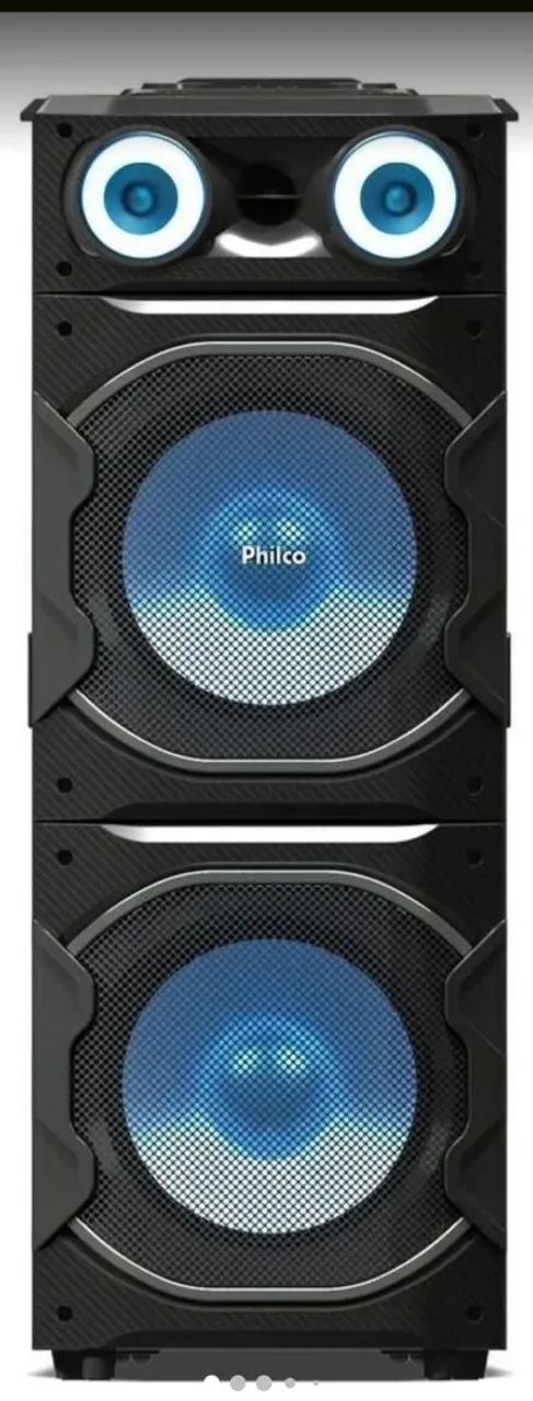 Caixa de som amplificada philco 