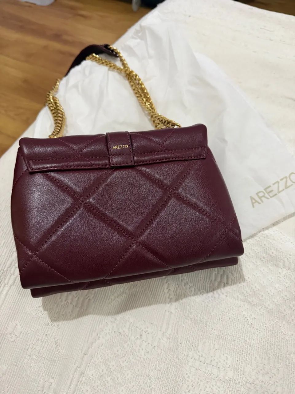 Bolsa Arezzo original couro legítimo com dustbag - Foto 2