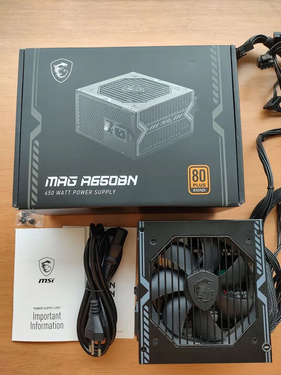 FONTE MSI MAG A650BN 650W - Foto 6
