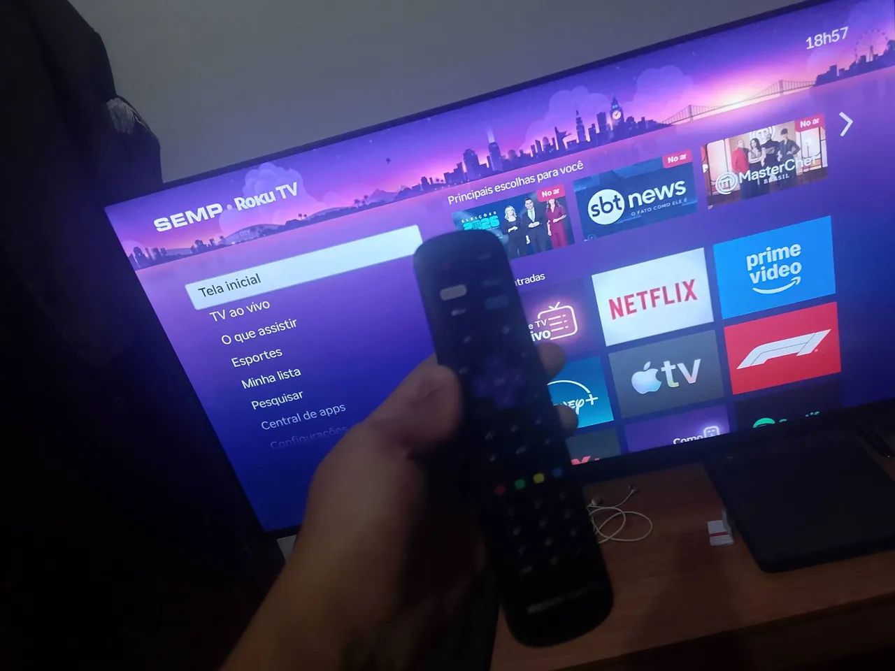 Smartv Roku 43' polegadas  - Foto 2