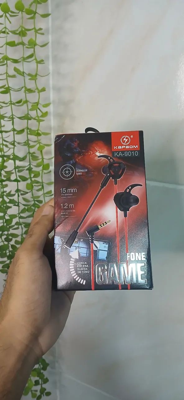 Headset auricular novo