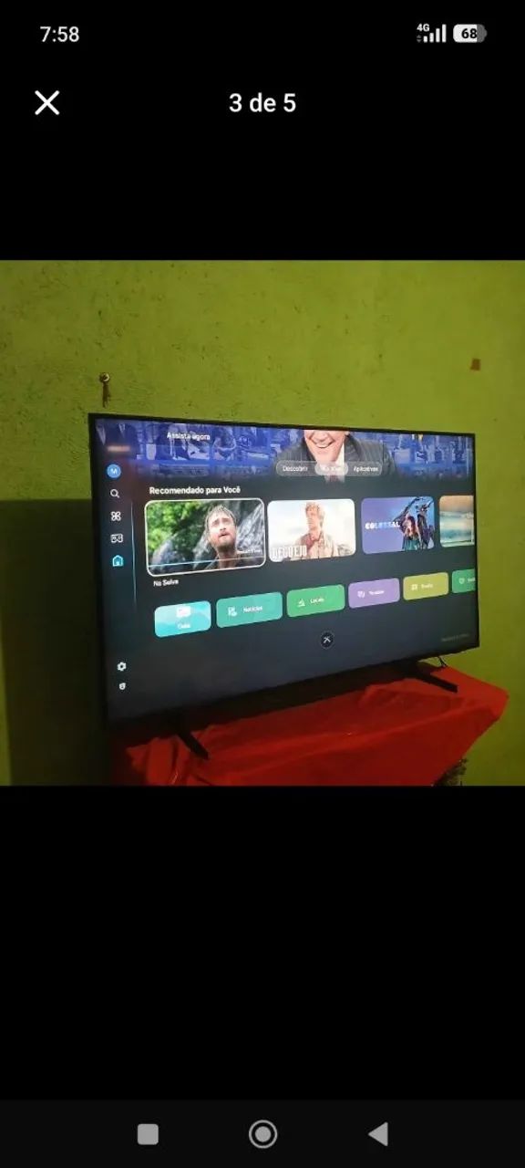 Tv smart 50 polegadas sem nenhum defeito  - Foto 2