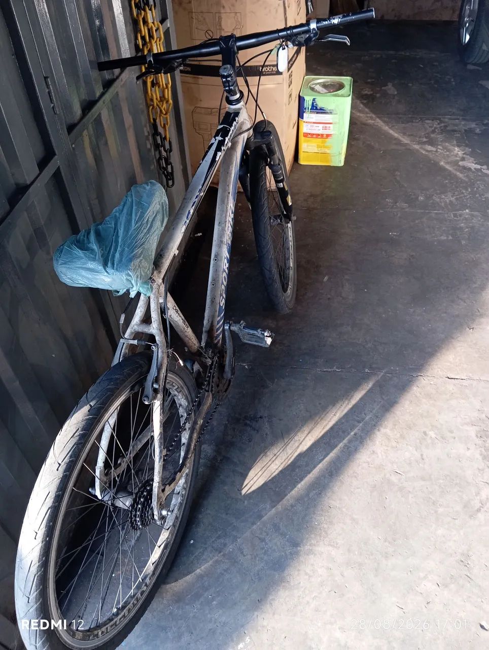Bicicleta sport bike usada pra pegar e arrumar  - Foto 4