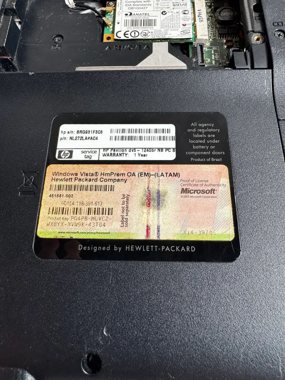 Notebook HP Pavilion dv5 Altec Landing (Sucata) - Foto 2