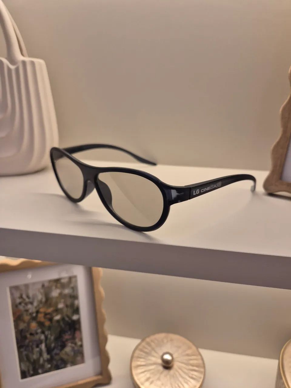 Óculos preto 3d LG - Foto 3
