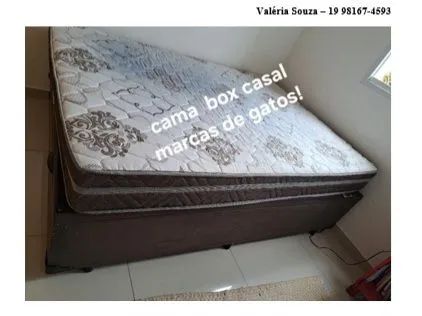 Cama Box Casal c/ colchão 