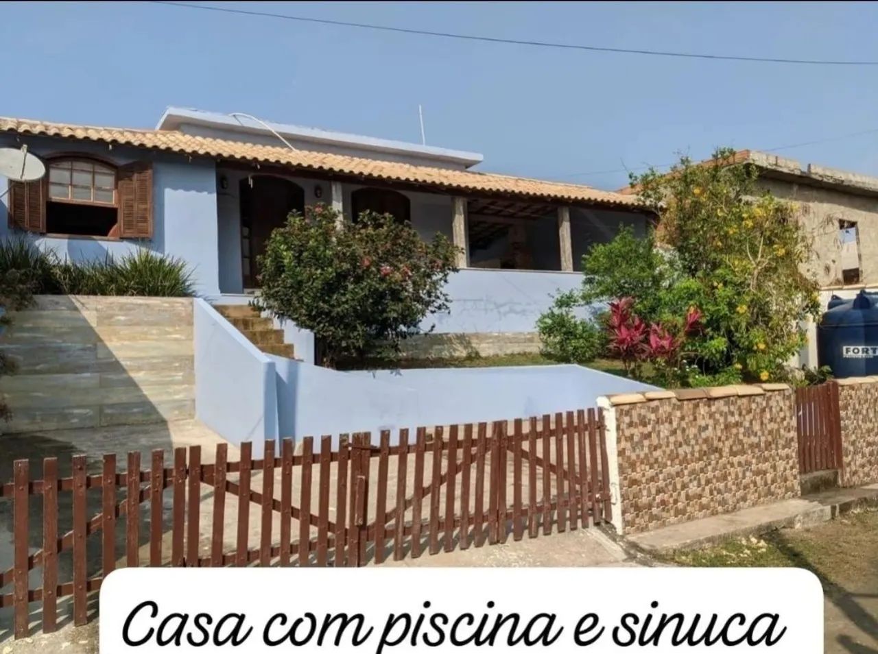 Casa quadra do mar, sinuca e piscina 