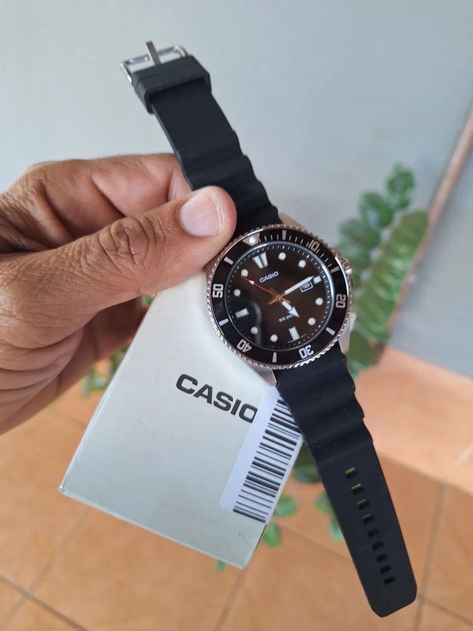 Relógio Casio Duro MDV 107 Preto - Foto 2