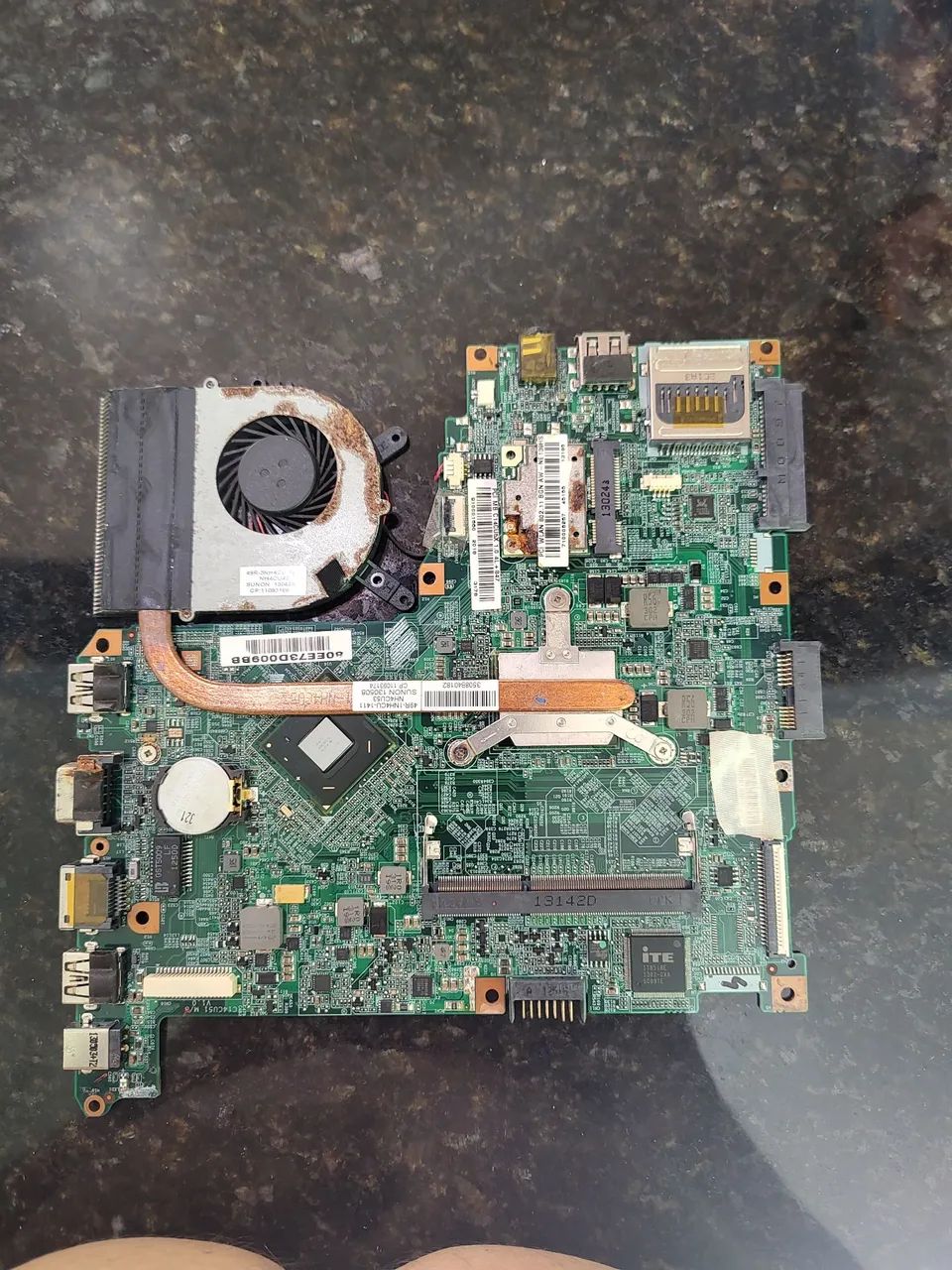 Vendo Placa e Cooler do notebook CCE Ultra Thin U45L