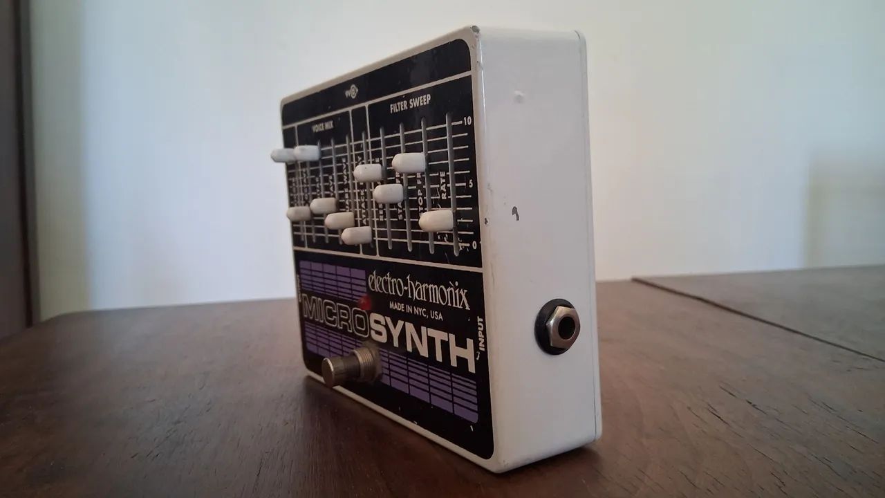 Pedal Electro Harmonix Micro Synth guitarra - Foto 4