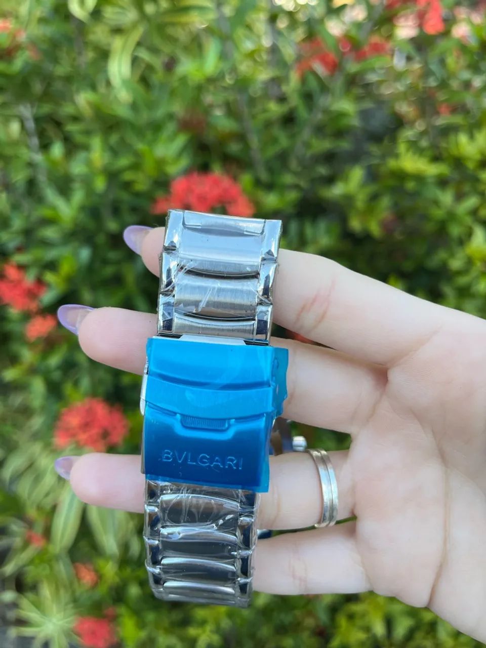 BVLGARI PEROLADO COM FUNDO DE VIDRO  - Foto 4