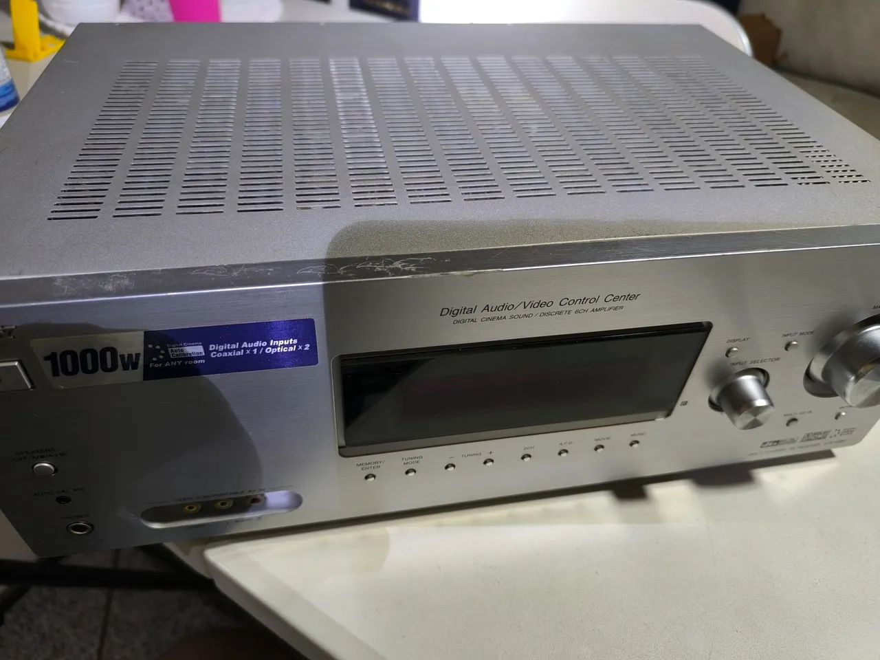Receiver Sony com controle 