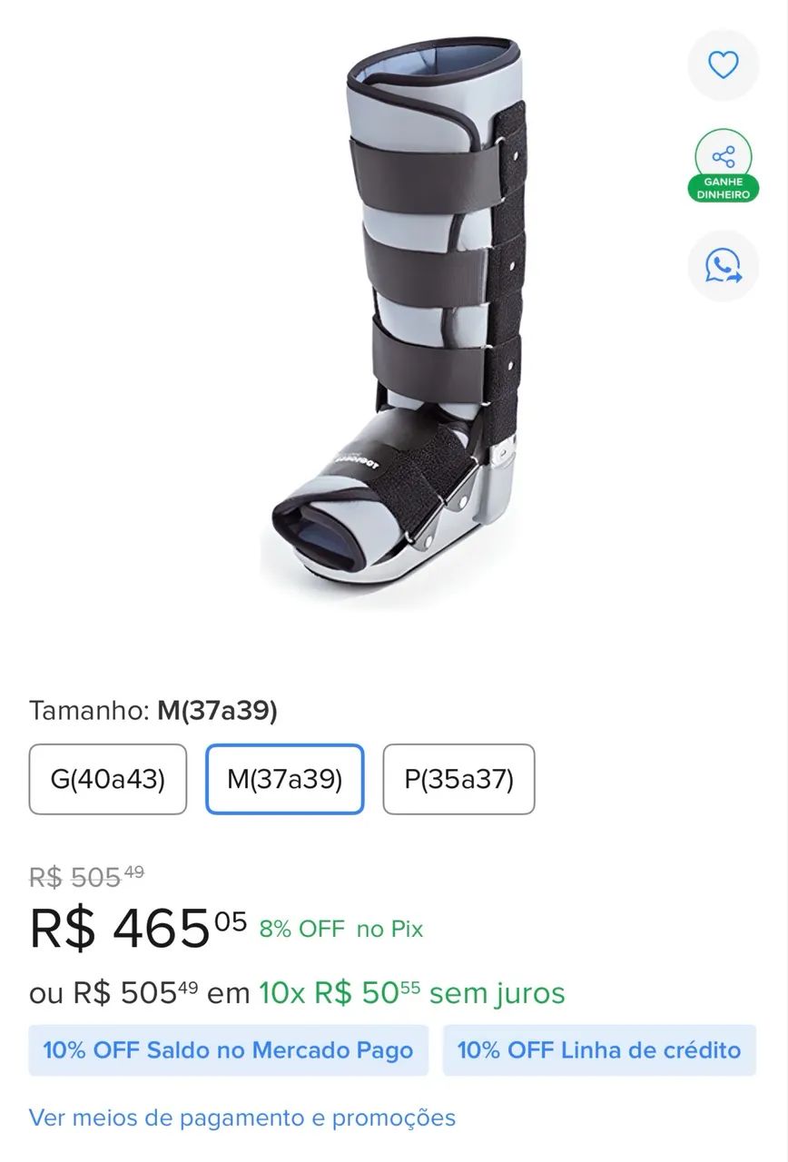 Bota ? Robofoot Salvapé - Médio/ Longa - Nova - Foto 2