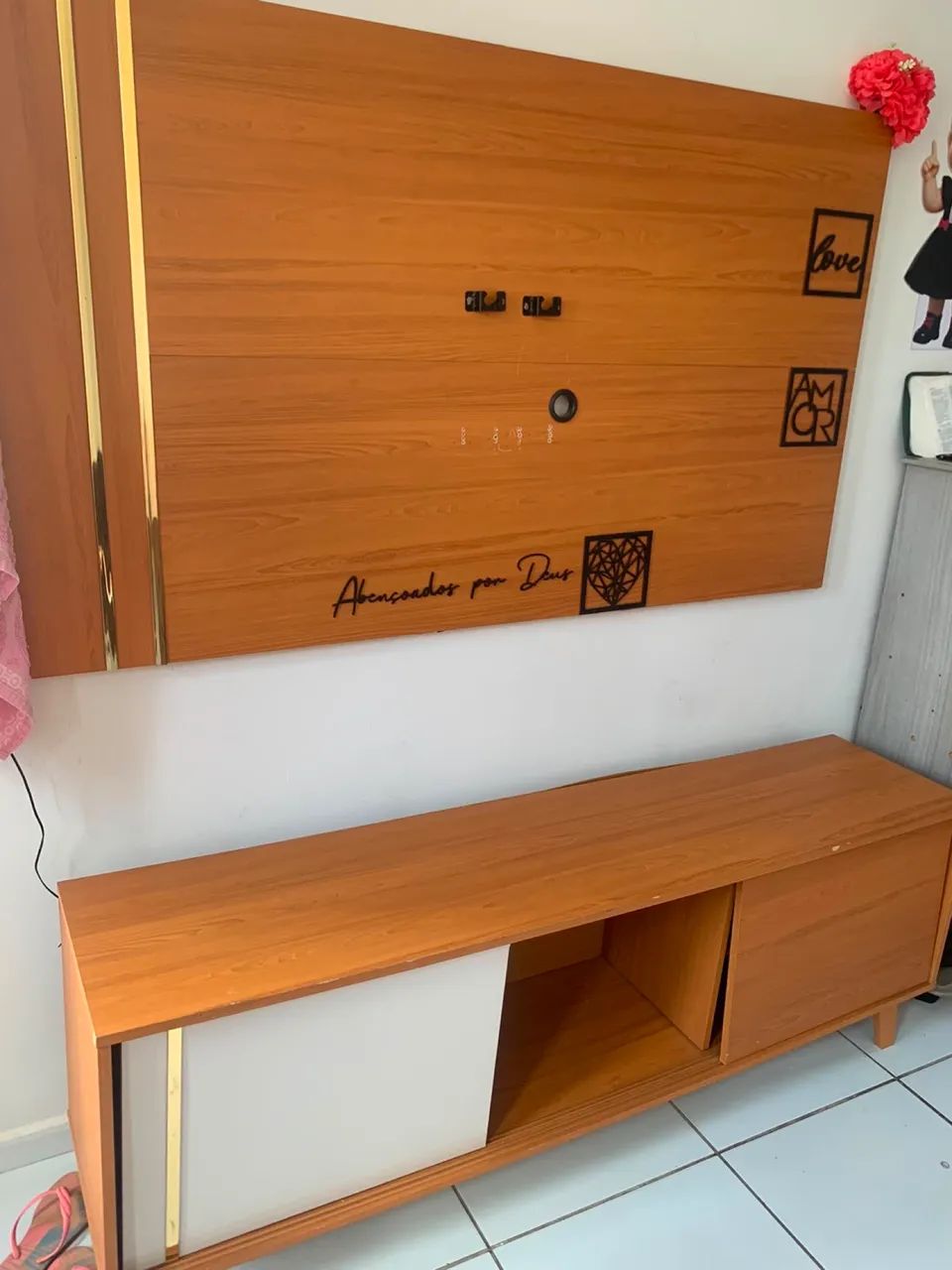 Vendo rack e painel de até 60 Plg - Foto 4