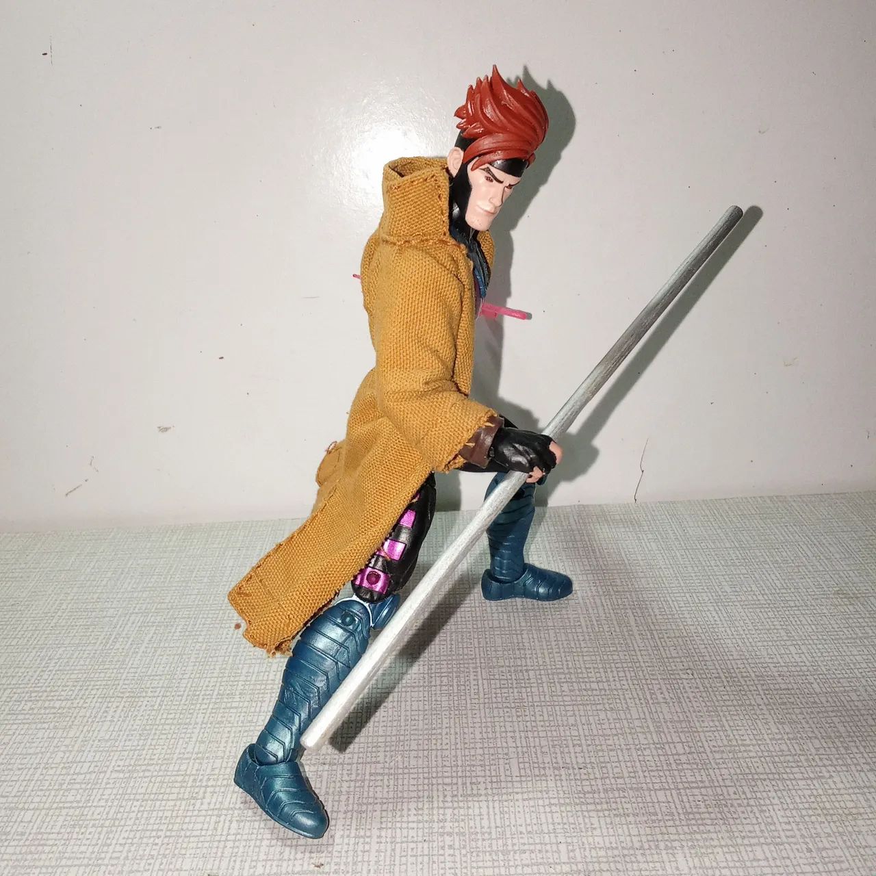 Casaco Gambit Marvel legends. - Foto 2