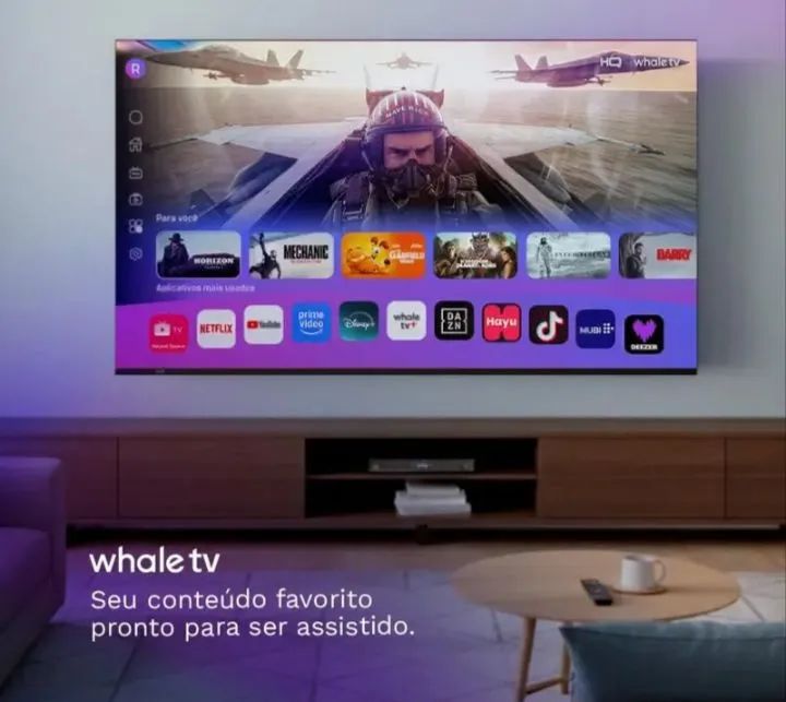 Smart TV 50 polegadas nova com nota fiscal com videogame integrado - Foto 3