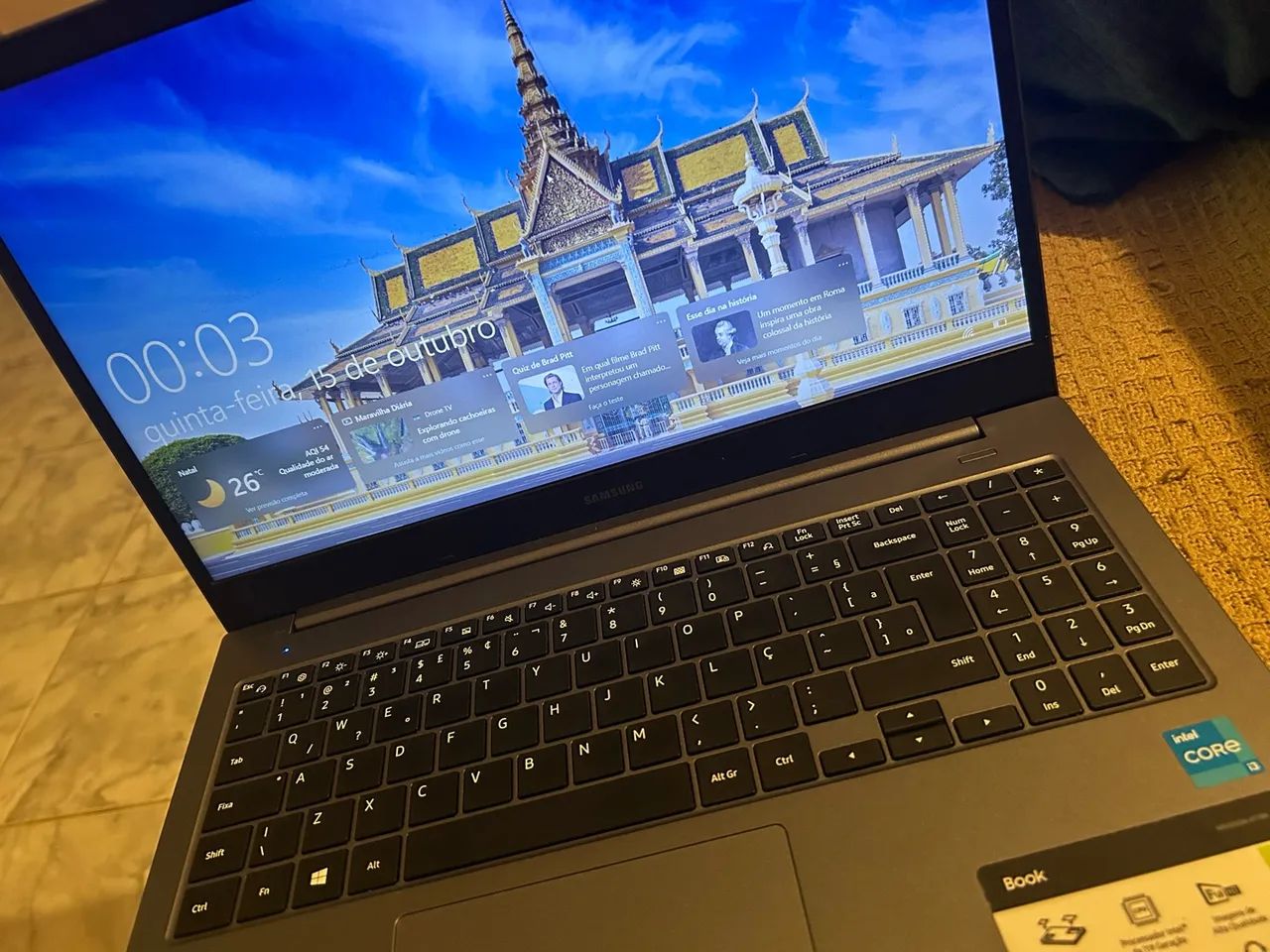 Notebook Samsung I3 8GB RAM