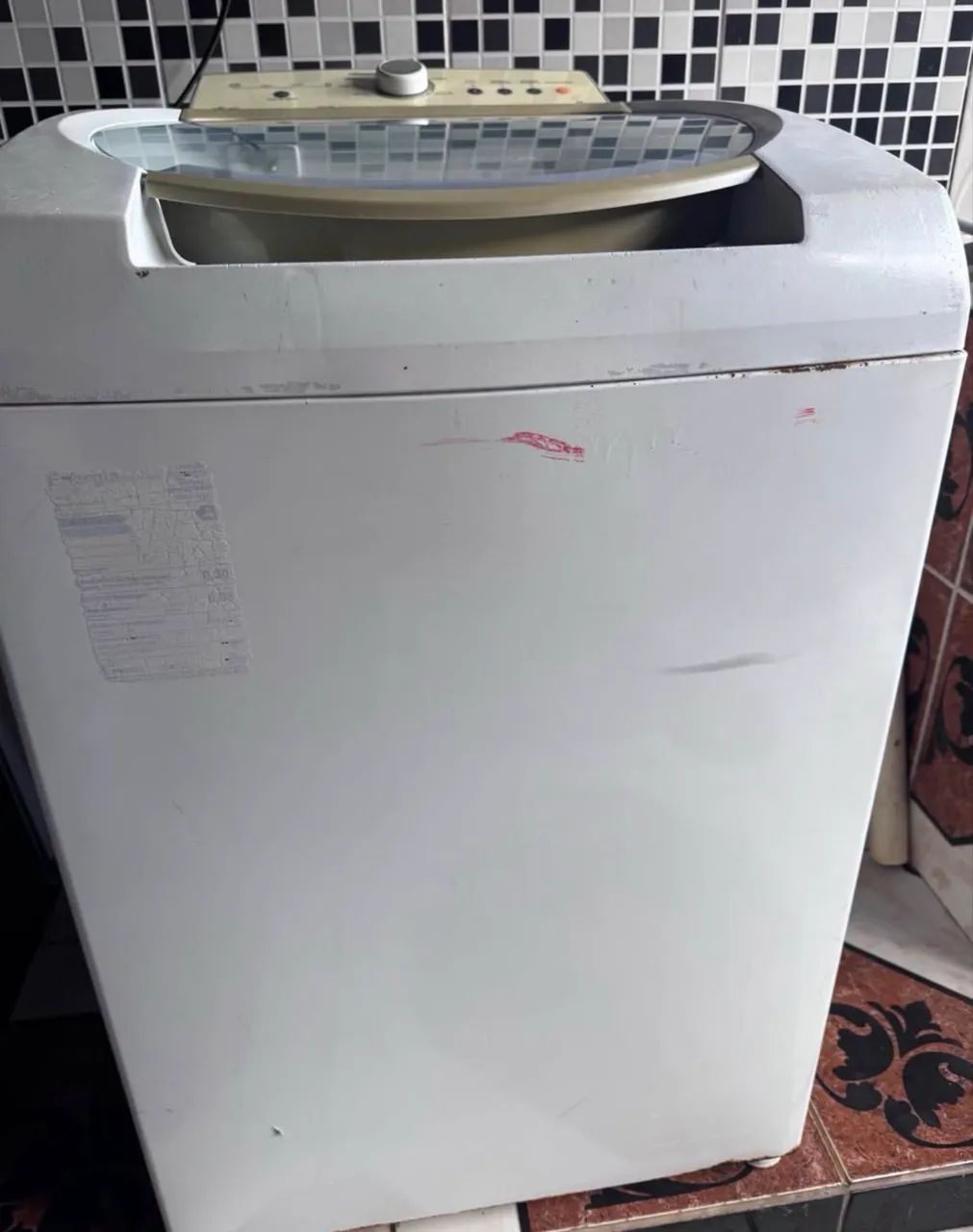 Máquina de lavar Brastemp com defeito