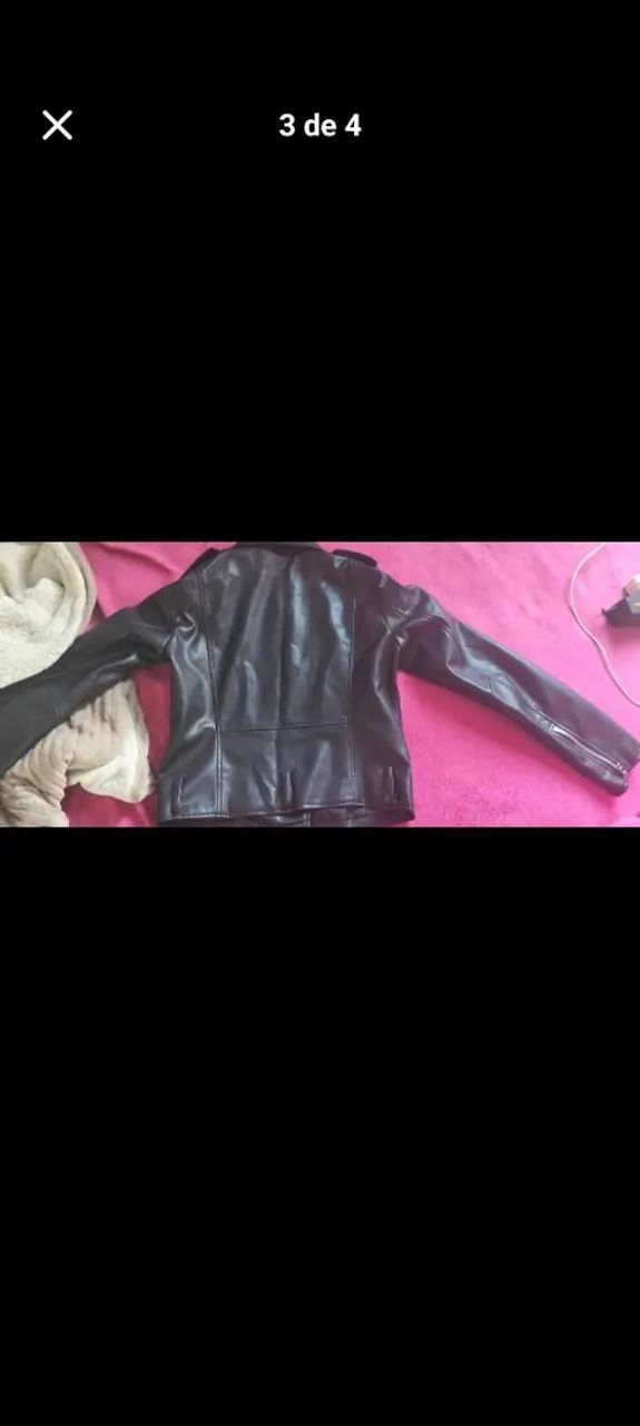 Jaqueta de couro da zara  - Foto 3