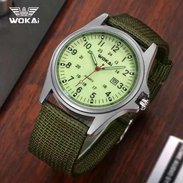 RELÓGIO MASCULINO PULSEIRA DE LONA