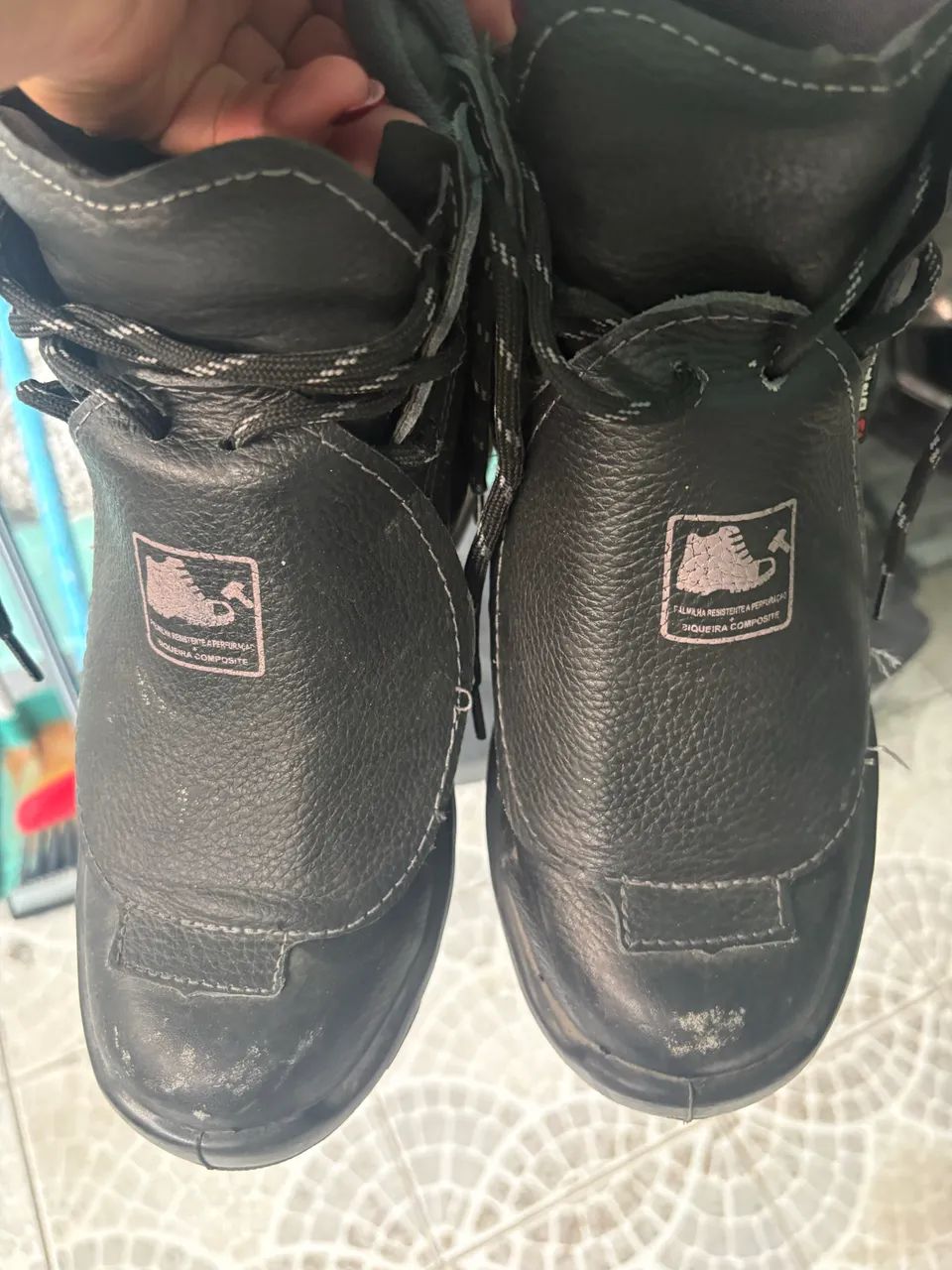 Botas bico de ferr0