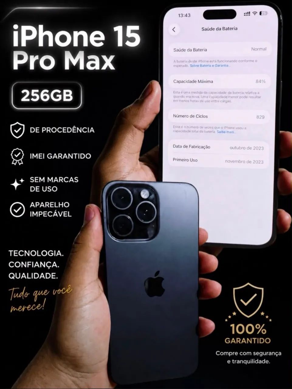 IPhone 15 pro max 256 gigas