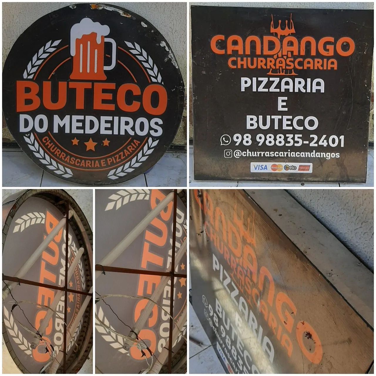 PLACA LUMINOSA 1 Face 95cm